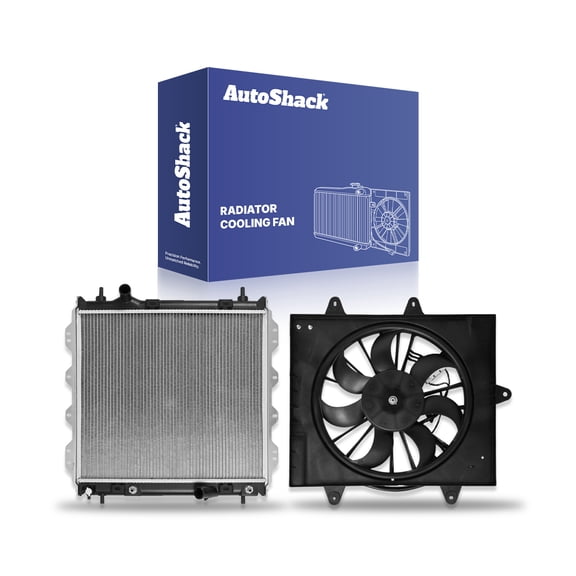 AutoShack Radiator & Cooling Fan Kit for Chrysler, PT Cruiser 2006-2010, L4 2.4L