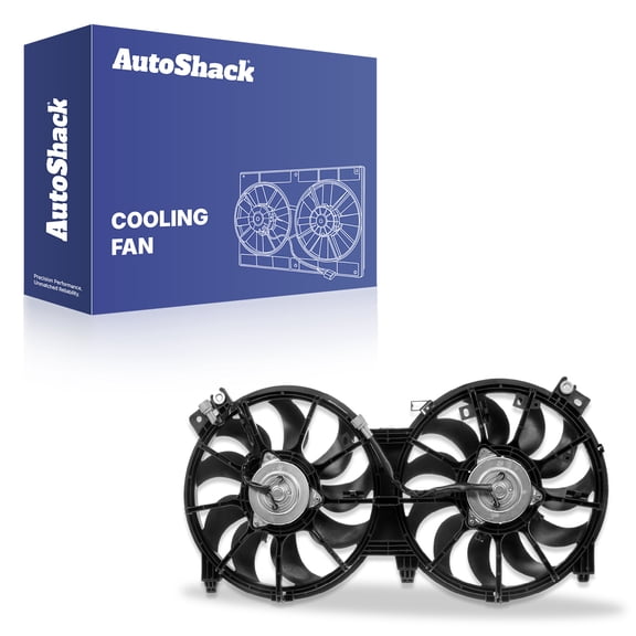 AutoShack Radiator Cooling Fan Assembly | Replacement for 2007-2018 Nissan Altima 2016-2023 Nissan Maxima | 1-PC