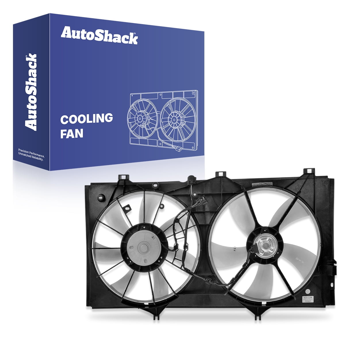 AutoShack Radiator Cooling Fan Assembly for Toyota & Lexus, Camry 2007-2011 Venza 2009-2016 ES350 2007-2011, V6 3.5L