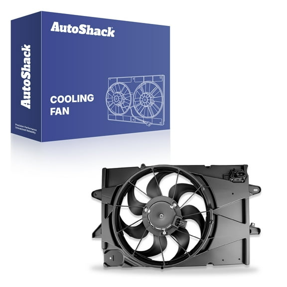 AutoShack Radiator Cooling Fan Assembly | Replacement for 2010-2017 Chevrolet Equinox 2010-2017 GMC Terrain | 1-PC
