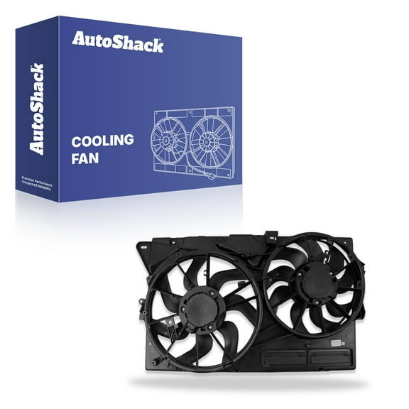 AutoShack Radiator Cooling Fan Assembly | Replacement for 2016-2017 Ford Explorer 2013-2019 Ford Taurus | 1-PC