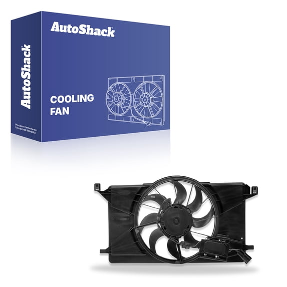 AutoShack Radiator Cooling Fan Assembly | Replacement for 2012-2018 Ford Focus | 1-PC