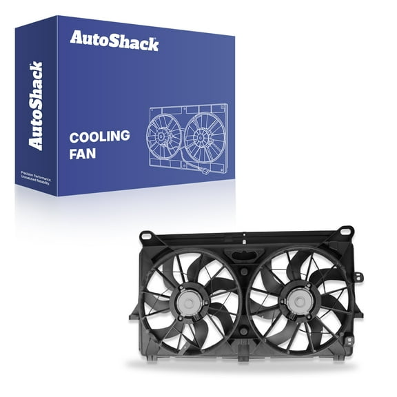 AutoShack Radiator Cooling Fan Assembly | Replacement for 2007-2013 Chevrolet Silverado 1500 2007-2013 GMC Sierra 1500 2007-2014 GMC Yukon 2007-2014 GMC Yukon XL 1500 | 1-PC