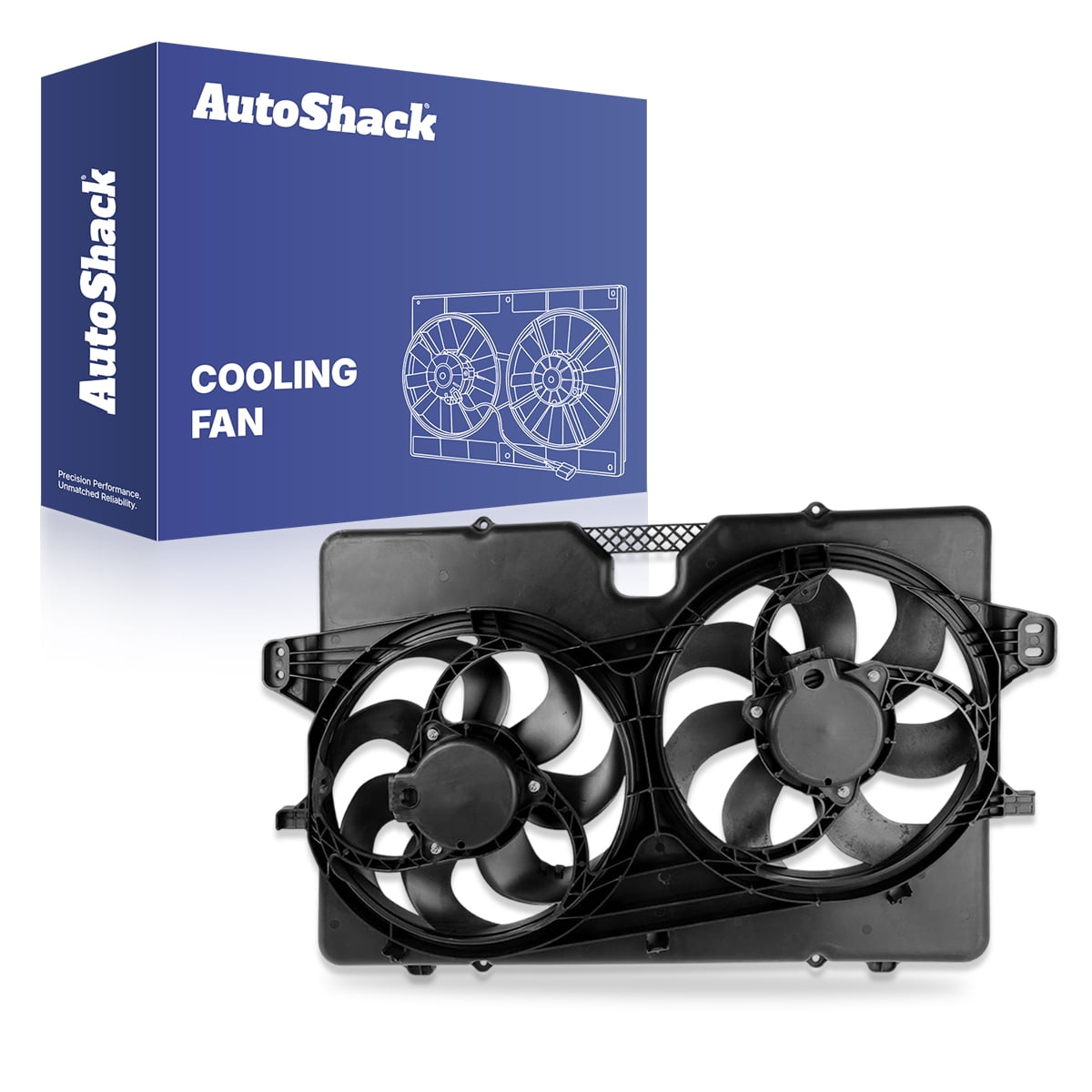AutoShack Radiator Cooling Fan Assembly for Ford & Mercury, Escape 2008-2012 Mariner 2008-2011, V6 3.0L