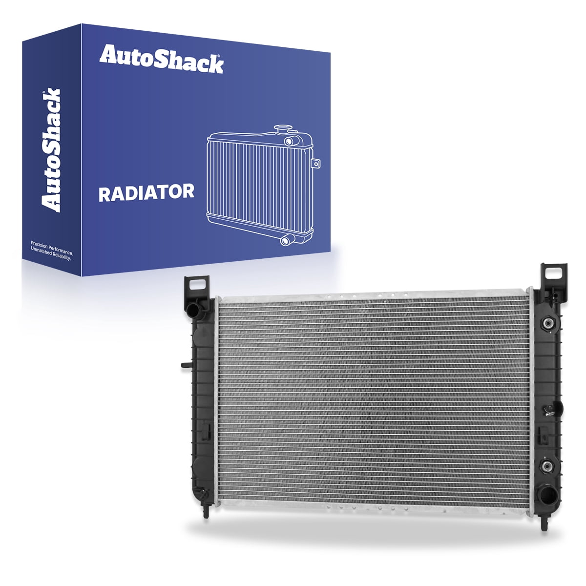 Autoshack Radiator Compatible with Chevrolet & GMC, Silverado 1500 1999-2013 Sierra 1500 1999-2006 Tahoe 2000-2006 Yukon 2000-2006, V6 4.3L V8 4.8L 5.3L 5.7L 6.0L 6.2L, with Transmission Oil Cooler