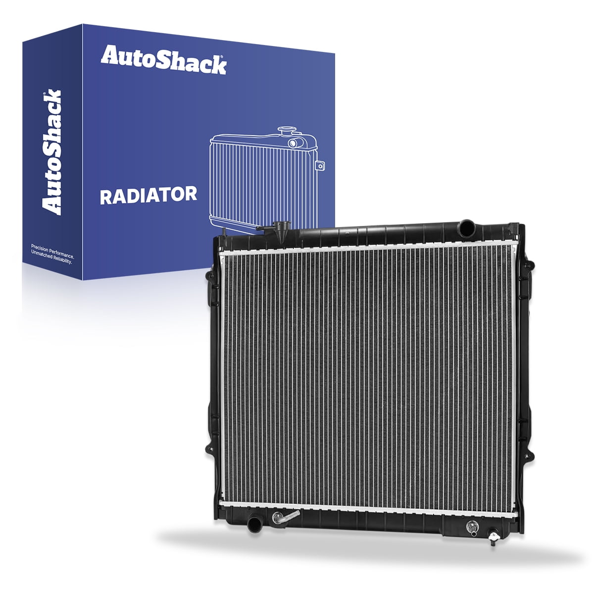 Autoshack Radiator Compatible with Toyota, Tacoma 1995-2004, L4 2.4L 2.7L V6 3.4L, with Transmission Oil Cooler