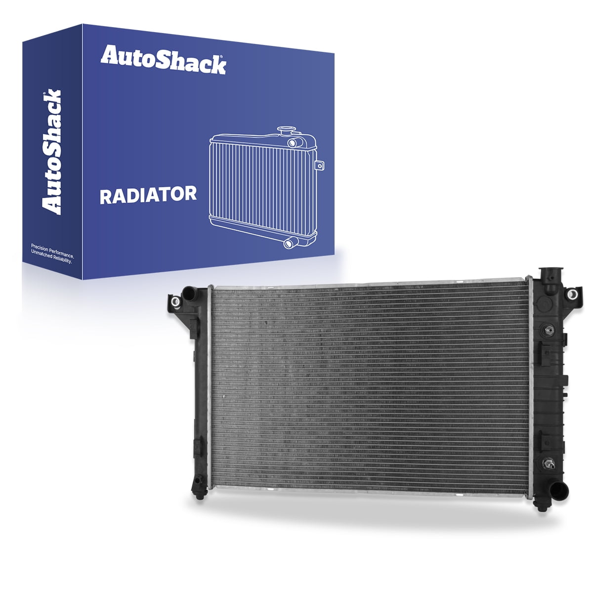 Autoshack Radiator Compatible with Dodge, Ram 1500 1998-2002 Ram 2500 1998-2002, L6 5.9L V6 3.7L 3.9L V8 4.7L 5.2L 5.9L V10 8.0L, with Transmission Oil Cooler