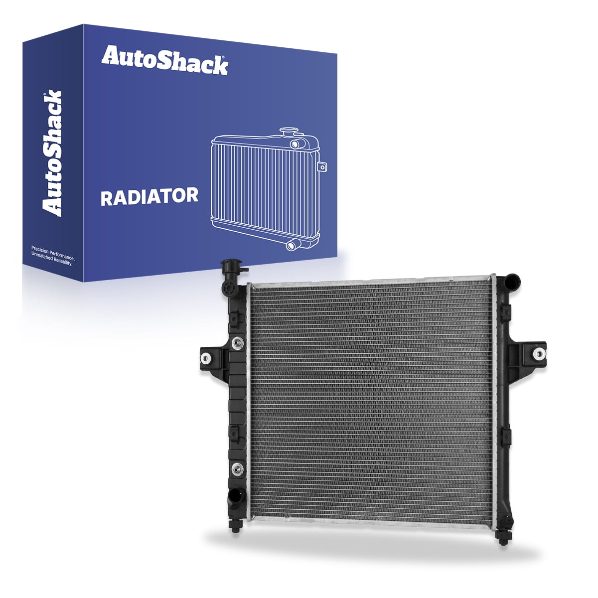 Autoshack Radiator Compatible with Jeep, Grand Cherokee 1999-2004, L6 4.0L V8 4.7L, with Transmission Oil Cooler