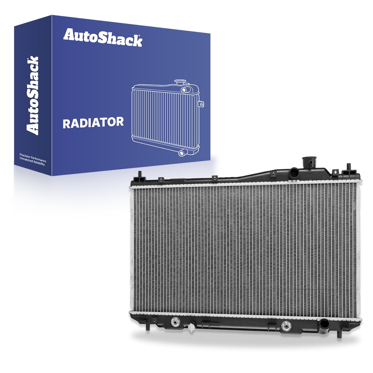 Autoshack Radiator Compatible with Honda & Acura, Civic 2001-2005 EL 2001-2005, L4 1.3L 1.7L 2.0L, with Transmission Oil Cooler
