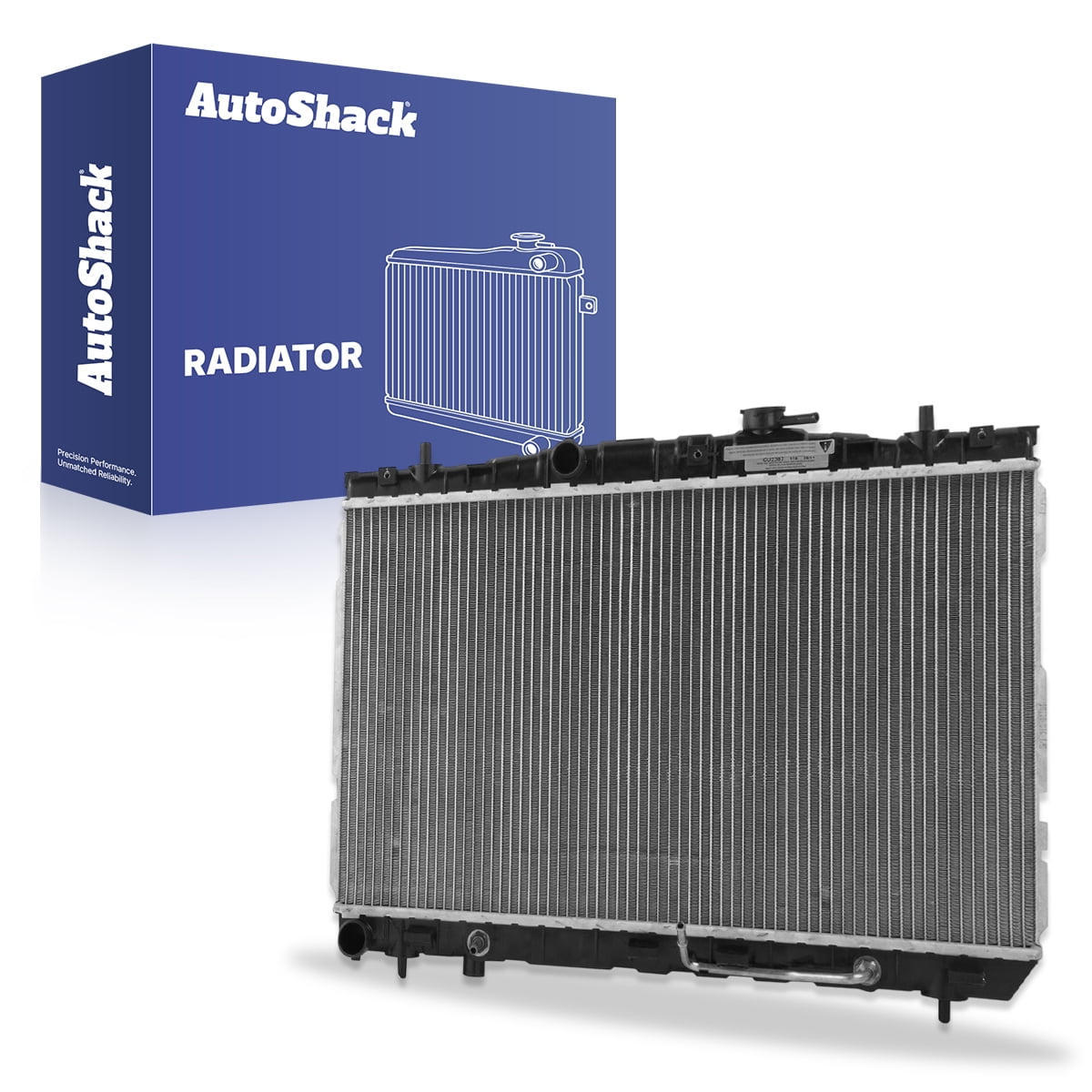 Autoshack Radiator Compatible with Hyundai, Elantra 2001-2006 Tiburon 2003-2008, L4 2.0L V6 2.7L, with Transmission Oil Cooler