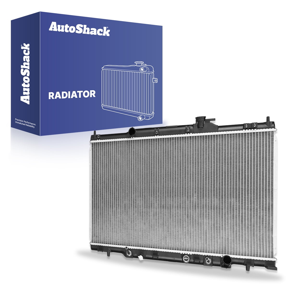 Autoshack Radiator Compatible with Honda, CR-V 2002-2006 Element 2003-2006, L4 2.4L, with Transmission Oil Cooler