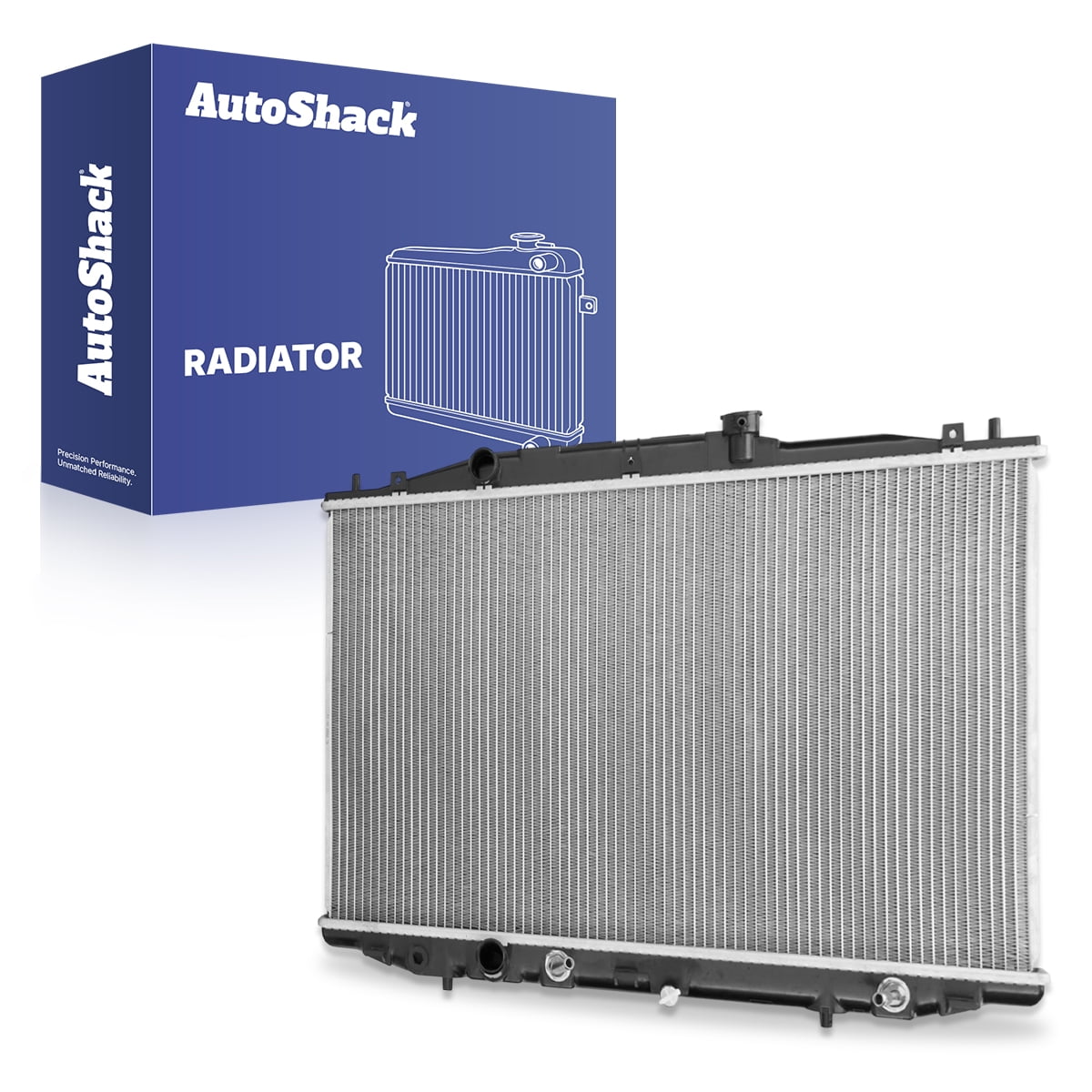 Autoshack Radiator Compatible with Honda, Accord 2003-2007, L4 2.4L V6 3.0L, with Transmission Oil Cooler
