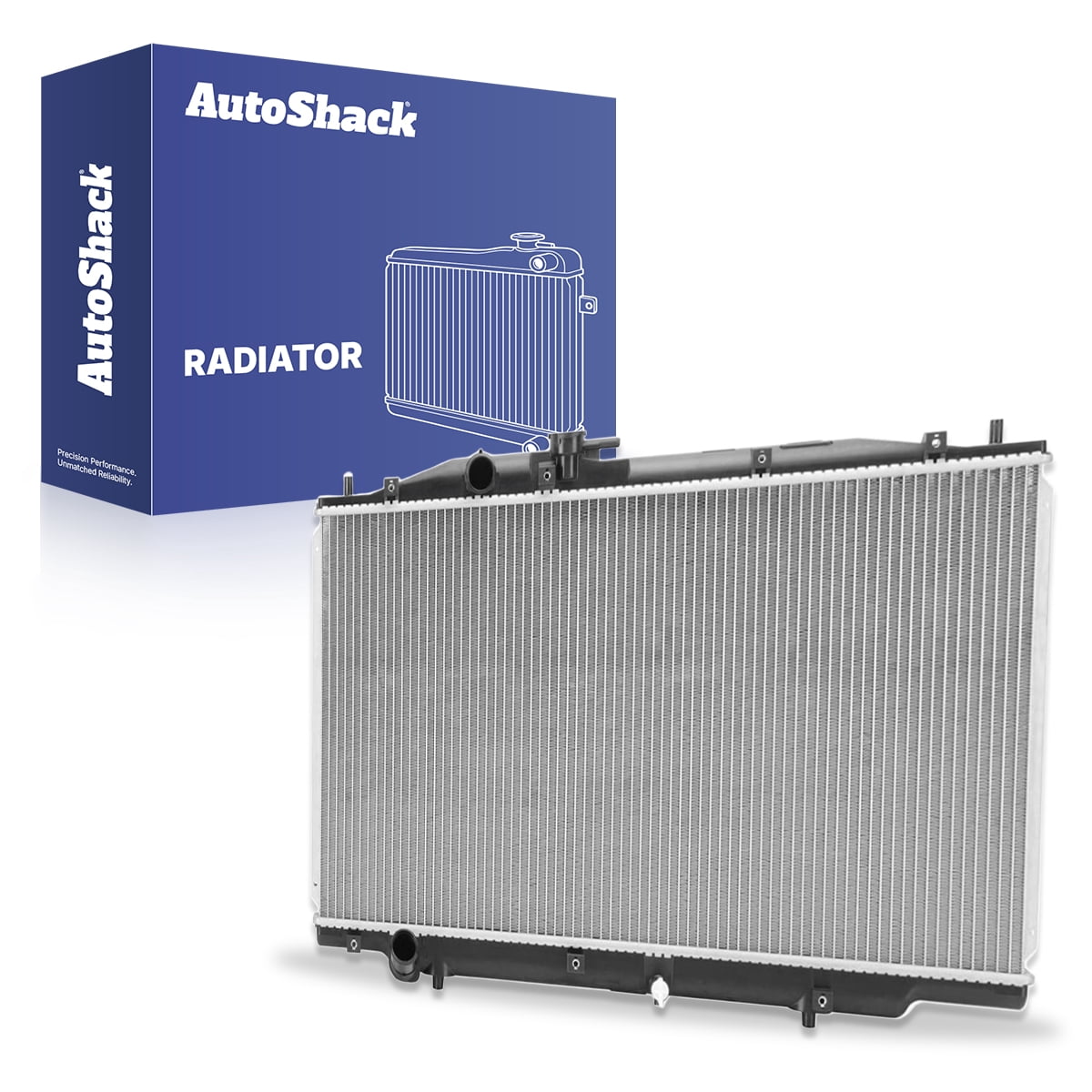 Autoshack Radiator Compatible with Honda, Accord 2003-2007, L4 2.4L V6 3.0L