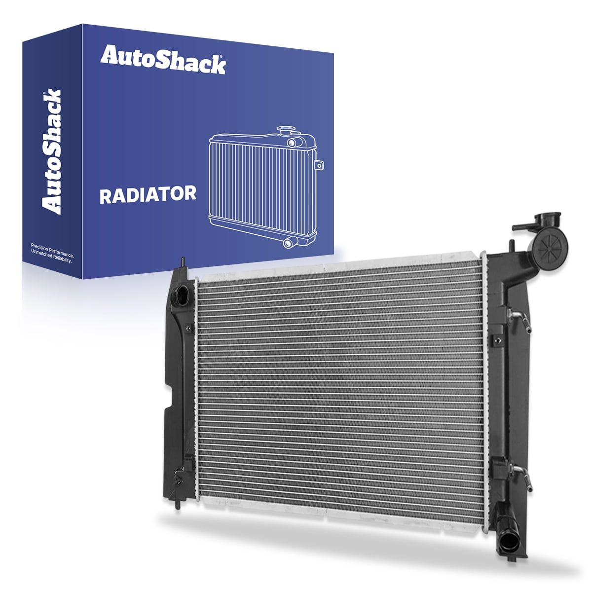 Autoshack Radiator Compatible with Toyota, Corolla 2003-2008 Matrix 2003-2008, L4 1.8L, with Transmission Oil Cooler