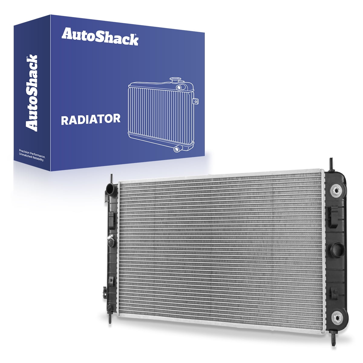 Autoshack Radiator Compatible with Chevrolet, Pontiac & Saturn, Malibu 2004-2010 G6 2005-2010 Aura 2007-2008, L4 2.2L 2.4L V6 3.5L 3.6L 3.9L, with Transmission Oil Cooler