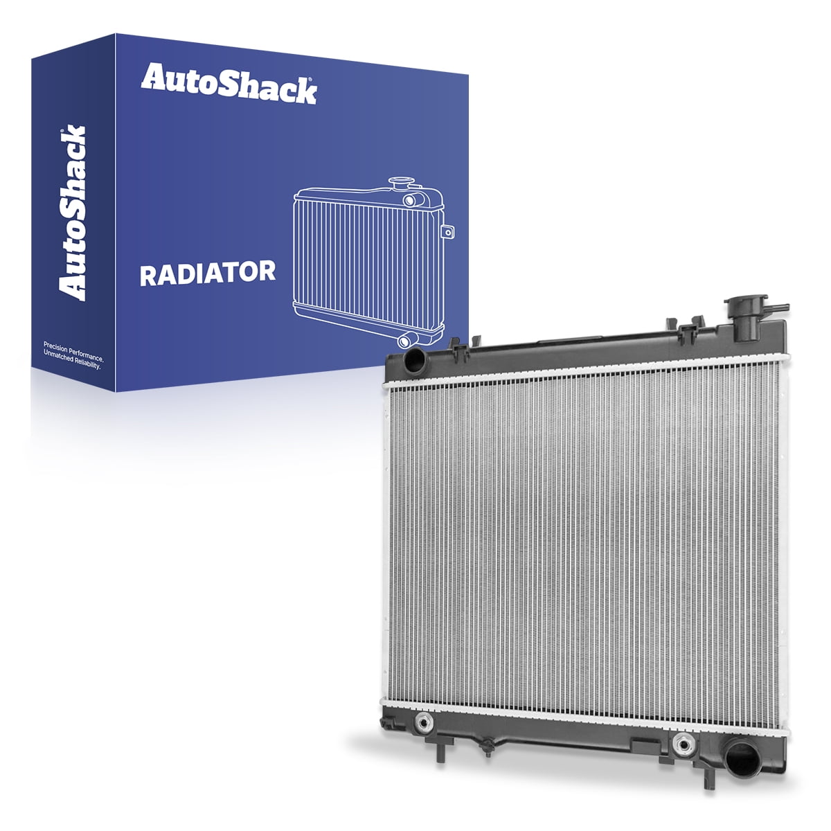Autoshack Radiator Compatible with Dodge, Ram & Mitsubishi, Dakota 2005-2010 Dakota 2011 Raider 2006-2009, V6 3.7L V8 4.7L, with Transmission Oil Cooler