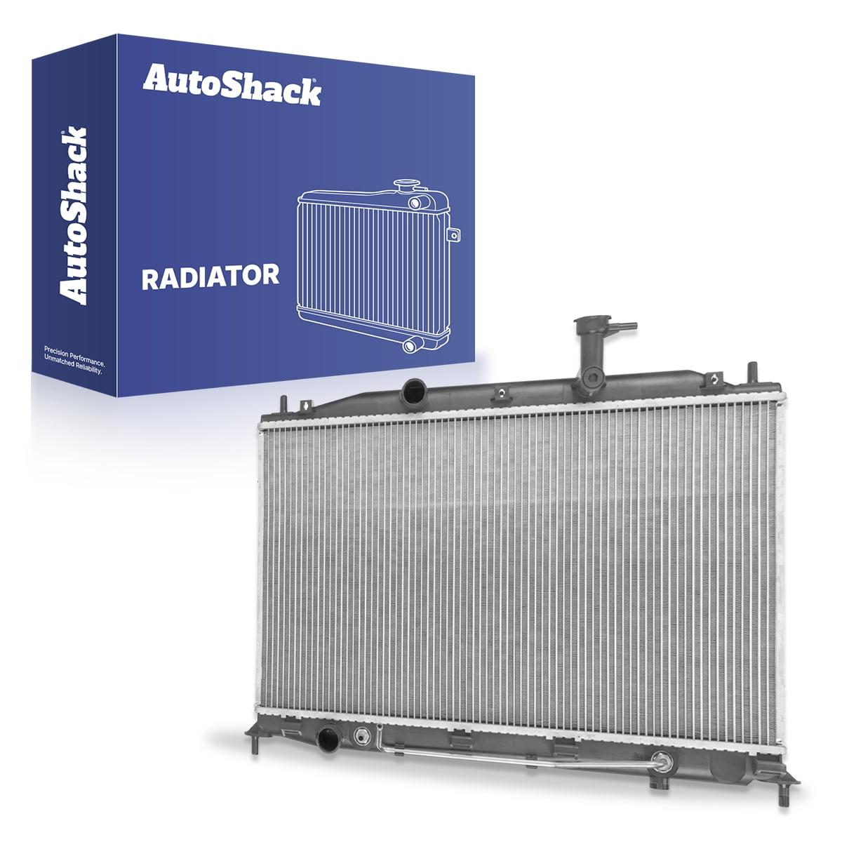 Autoshack Radiator Compatible with Hyundai, Accent 2006-2011, L4 1.6L, with Transmission Oil Cooler