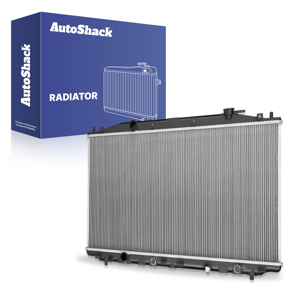 Autoshack Radiator Compatible with Honda, Accord 2008-2012 Crosstour 2012-2015, L4 2.4L V6 3.5L, with Transmission Oil Cooler