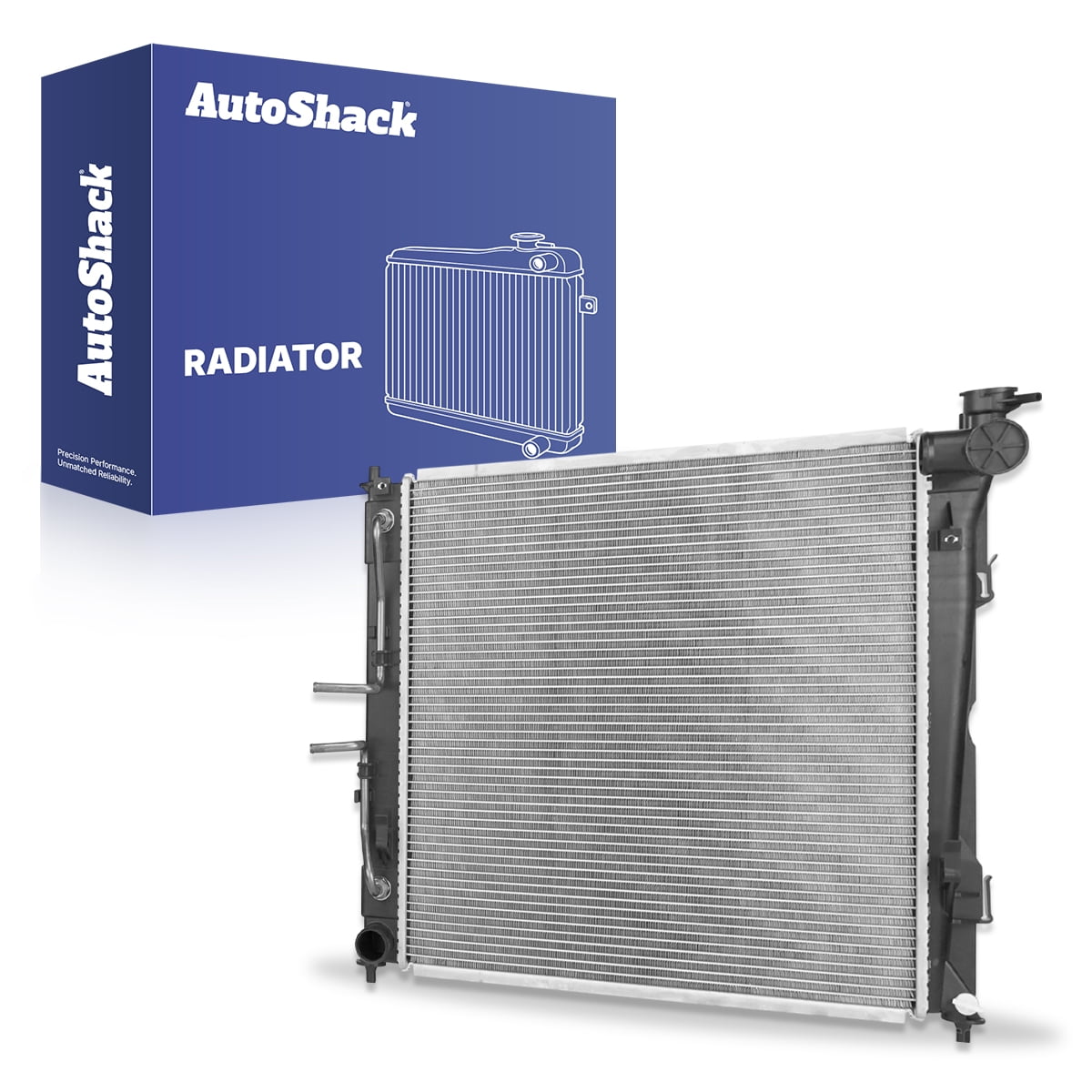 Autoshack Radiator Compatible with Hyundai & Kia, Sonata 2011-2014 Optima 2011-2015, L4 2.0L 2.4L, with Transmission Oil Cooler