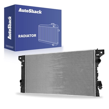 Autoshack Radiator Compatible with Ford & Lincoln, F-150 2015-2016 Navigator 2018-2021, V6 2.7L 3.5L V8 5.0L, With Transmission Oil Cooler