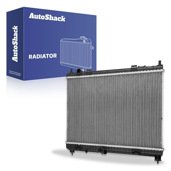 Autoshack Radiator Compatible with Ford, Fiesta 2011-2016, 2019, L4 1.6L, With Transmission Oil Cooler