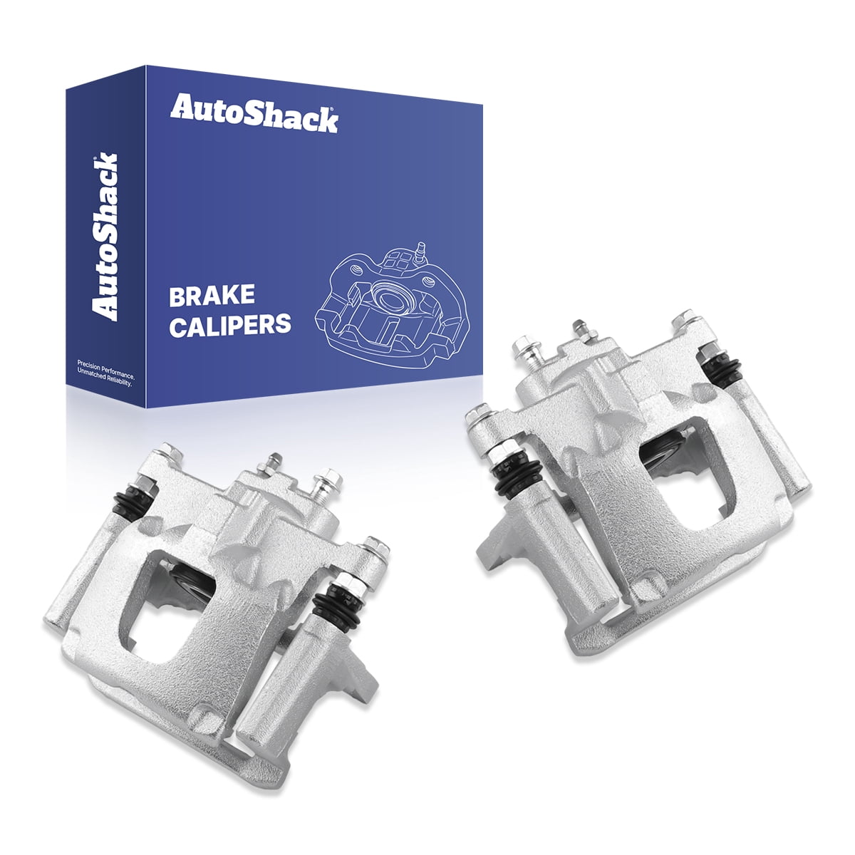 AutoShack Rear Brake Calipers for Jeep & Dodge, Wrangler 2007-2017 Liberty 2008-2012 Nitro 2007-2011 Wrangler JK 2018, 4WD RWD V6 3.6L 3.7L 3.8L 4.0L, Left and Right, Pair