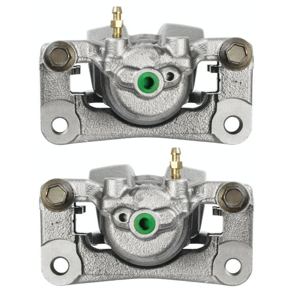 AutoShack Rear Brake Calipers Set of Assembly with Bracket Replacement for 2008-2012 INFINITI EX35 2009-2012 FX35 2013 FX37 EX37 2014-2017 QX50 QX70 AWD RWD Driver and Passenger Side BC30394PR