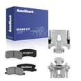 thumbnail image 1 of AutoShack Rear Brake Calipers + Ceramic Brake Pads Replacement for 2009-2015 Mitsubishi Lancer 2007-2013 Mitsubishi Outlander 6-PC Kit, 1 of 5