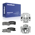 thumbnail image 1 of AutoShack Rear Brake Calipers & Ceramic Brake Pads for Chrysler, Mitsubishi, Jeep & Dodge, 200 2013 Lancer 2013-2015, 2017 Compass 2017 Caliber 2008-2009, FWD 4WD AWD L4 2.0L 2.4L V6 3.6L, 1 of 5