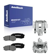 AutoShack Rear Brake Calipers & Premium Ceramic Brake Pads for Toyota, 4Runner 2003-2009 FJ Cruiser 2007-2014, 4WD RWD V6 4.0L V8 4.7L