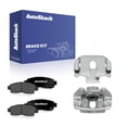 thumbnail image 1 of AutoShack Rear Brake Calipers + Premium Ceramic Brake Pads Replacement for 2002-2009 Chevrolet Trailblazer 2002-2009 GMC Envoy 2005-2009 Saab 9-7x 2004-2007 Buick Rainier 6-PC Kit, 1 of 5
