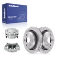 thumbnail image 1 of AutoShack Rear Vented Brake Rotors + Calipers 4-PC Brake Kit Replacement for 2006-2008 Dodge Ram 1500 13.87" (352.2 mm), 1 of 5