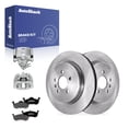 thumbnail image 1 of AutoShack Rear Brake Rotors, Premium Pads & Calipers for Lincoln, MKT 2015-2017, AWD FWD L4 2.0L V6 3.5L 3.7L - 13.58" (345 mm), 5-Lug, 1 of 5