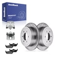 thumbnail image 1 of AutoShack Rear Brake Rotors, Ceramic Pads & Calipers for Ford & Lincoln, F-150 2004-2011 Mark LT 2006-2008, 4WD RWD AWD V6 3.5L 3.7L 4.2L V8 4.6L 5.0L 5.4L 6.2L - 13.69" (347.8 mm), 6-Lug, 1 of 5