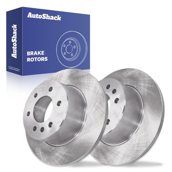 AutoShack Rear Brake Rotors for Mercedes-Benz, Sprinter 2500 2019-2024 Sprinter 3500 2019-2023, AWD RWD 4WD L4 2.0L 2.1L V6 3.0L - 11.73" (298 mm), 6-Lug
