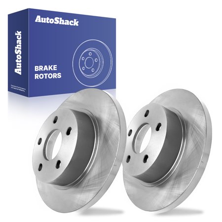 AutoShack Rear Brake Rotors for Buick, Cadillac & Pontiac, LeSabre 2000-2005 Park Avenue 1997-2005 DeVille 1994-1999 Bonneville 2000-2005, FWD V6 3.8L V8 4.6L 4.9L - 11.06" (280.9 mm), 5-Lug