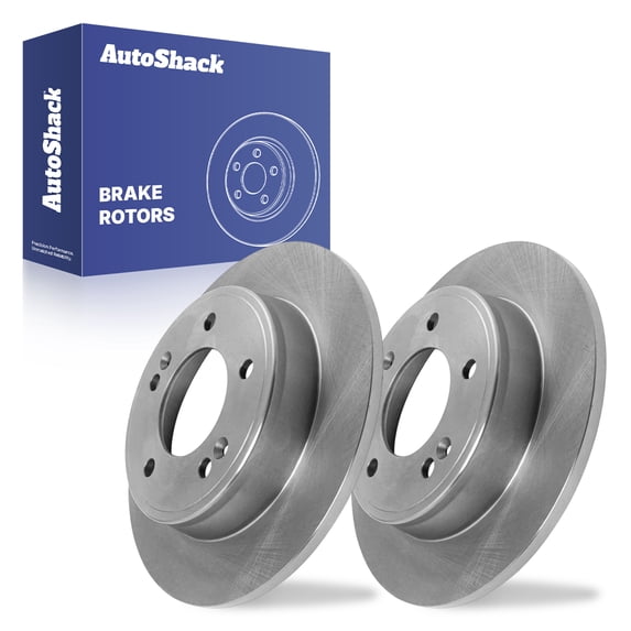 AutoShack Rear Brake Rotors for Hyundai & Kia, Elantra 2011-2020 Soul 2014-2025 Forte 2014-2022 Kona 2018-2023 Seltos 2021-2025 Venue 2020-2025, FWD AWD L4 1.6L 1.8L 2.0L - 10.31" (261.9 mm), 5-Lug