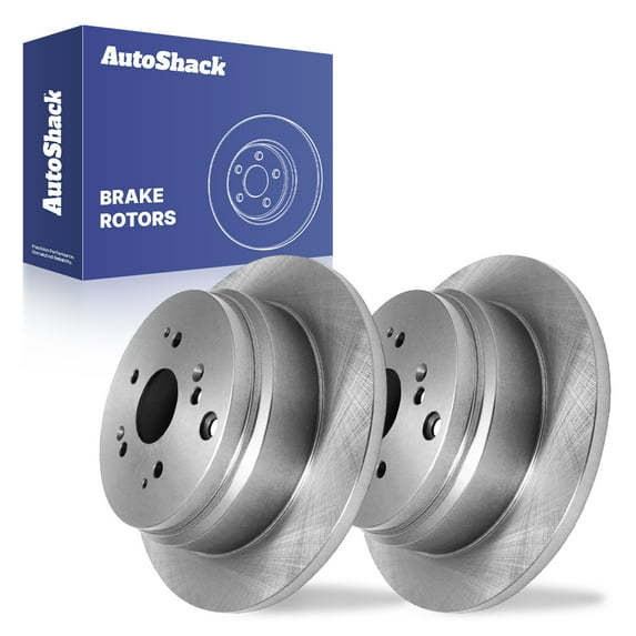 AutoShack 12.32" (313 mm) Rear Solid Brake Rotors | Replacement for 2002-2004 Honda Odyssey | 2-PC Set
