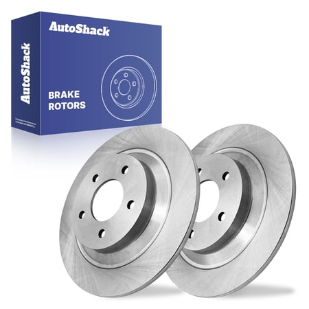 AutoShack Rear Brake Rotors for Mazda, 5 2006-2010, 2012-2017, FWD L4 2.3L 2.5L - 11.88" (301.8 mm), 5-Lug