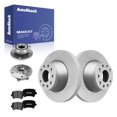 thumbnail image 1 of AutoShack Rear Solid Coated Brake Rotors + Premium Ceramic Pads + Hub Bearing Assembly 8-PC Brake Kit Replacement for 2009-2011 Volkswagen Tiguan 2008 Volkswagen R32 ArmorStop 11.09" (281.8 mm), 1 of 5