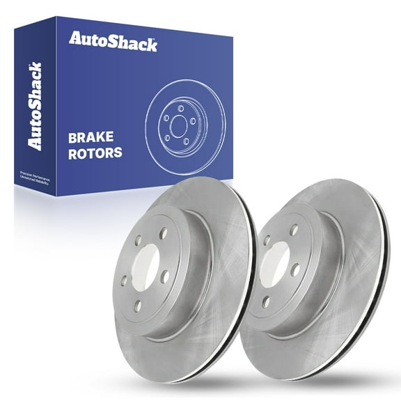 AutoShack 12.6" (320 mm) Rear Vented Brake Rotors | Replacement for 2015-2023 Dodge Charger 2015-2023 Dodge Challenger 2014-2023 Chrysler 300 | 2-PC Set