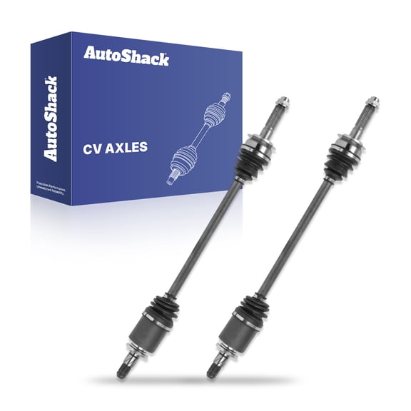 AutoShack Rear CV Axle Shaft Assemblies for Subaru, Impreza 2008-2014, AWD H4 2.0L 2.5L, Driver and Passenger, Pair
