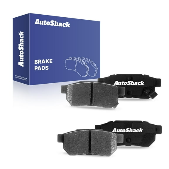 AutoShack Rear Ceramic Brake Pad Set for Honda & Acura, Civic 1992-1995, 1999-2000 Integra 1990-2001 Civic del Sol 1993-1997 CRX 1990-1991 Prelude 1988-1991, FWD L4 1.5L 1.6L 1.7L 1.8L 2.0L 2.1L