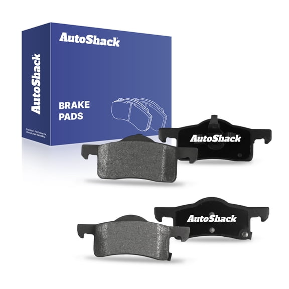 AutoShack Rear Ceramic Brake Pad Set for Ford & Lincoln, Expedition 2003-2006 Navigator 2003-2006, 4WD RWD V8 4.6L 5.4L