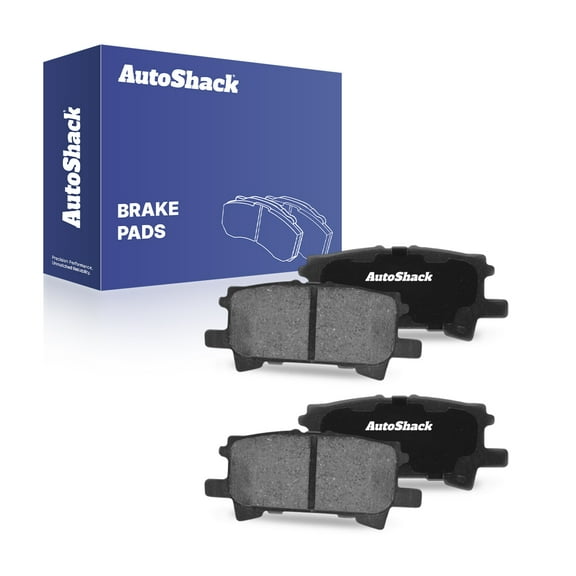 AutoShack Rear Ceramic Brake Pad Set for Toyota & Lexus, Highlander 2004-2007 RX350 2007-2009 RX330 2004-2006, AWD FWD L4 2.4L V6 3.3L 3.5L