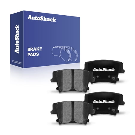 AutoShack Rear Ceramic Brake Pad Set for Dodge & Chrysler, Charger 2006-2023 300 2005-2023 Challenger 2009-2023 Magnum 2005-2008 Avenger 2014, AWD RWD FWD V6 2.7L 3.5L 3.6L V8 5.7L 6.2L 6.4L