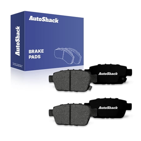 AutoShack Rear Ceramic Brake Pad Set for Honda & Acura, Ridgeline 2006-2014 TL 2009-2014, AWD FWD V6 3.5L 3.7L