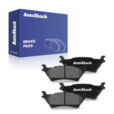AutoShack Rear Ceramic Brake Pad Set for Ford, F-150 2012-2018, 4WD RWD AWD V6 2.7L 3.0L 3.3L 3.5L 3.7L V8 5.0L 6.2L