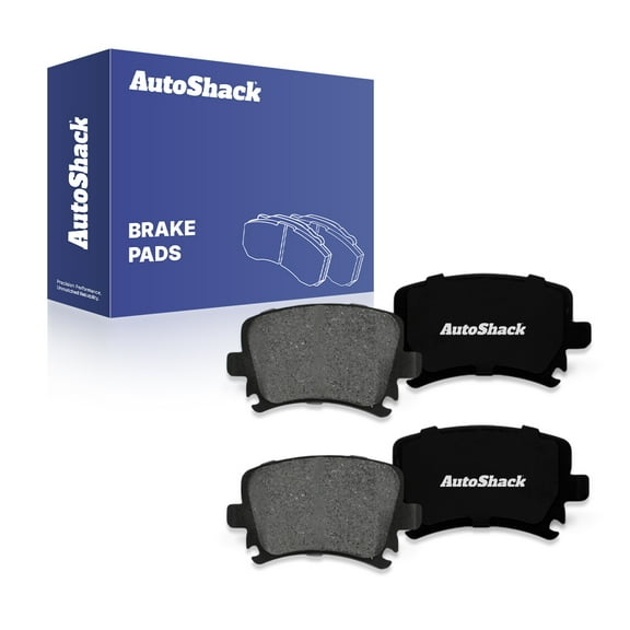 AutoShack Rear Ceramic Brake Pad Set | Replacement for 2016 Audi Q5 2012-2014 Audi S4 2013-2014 Audi S5 | 4-PC