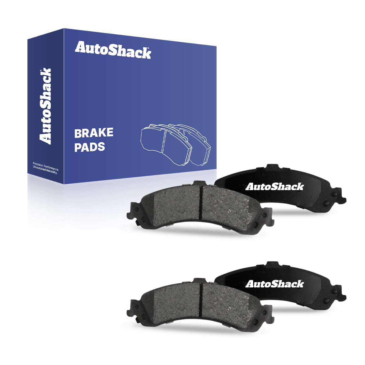 AutoShack Rear Ceramic Brake Pad Set for Chevrolet & GMC, Silverado ...